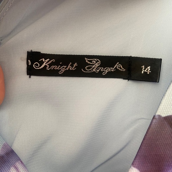 Satin floral mini dress - Picture 3 of 3